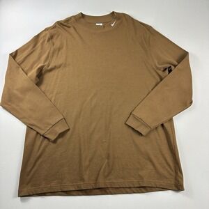 Nike Sportswear Casual Mock Neck Long Sleeve Sweatshirt Men 2XL DX5868-270 Brown